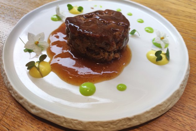 pato guisado y gel de sus carcasas pato guisado y gel de sus carcasas