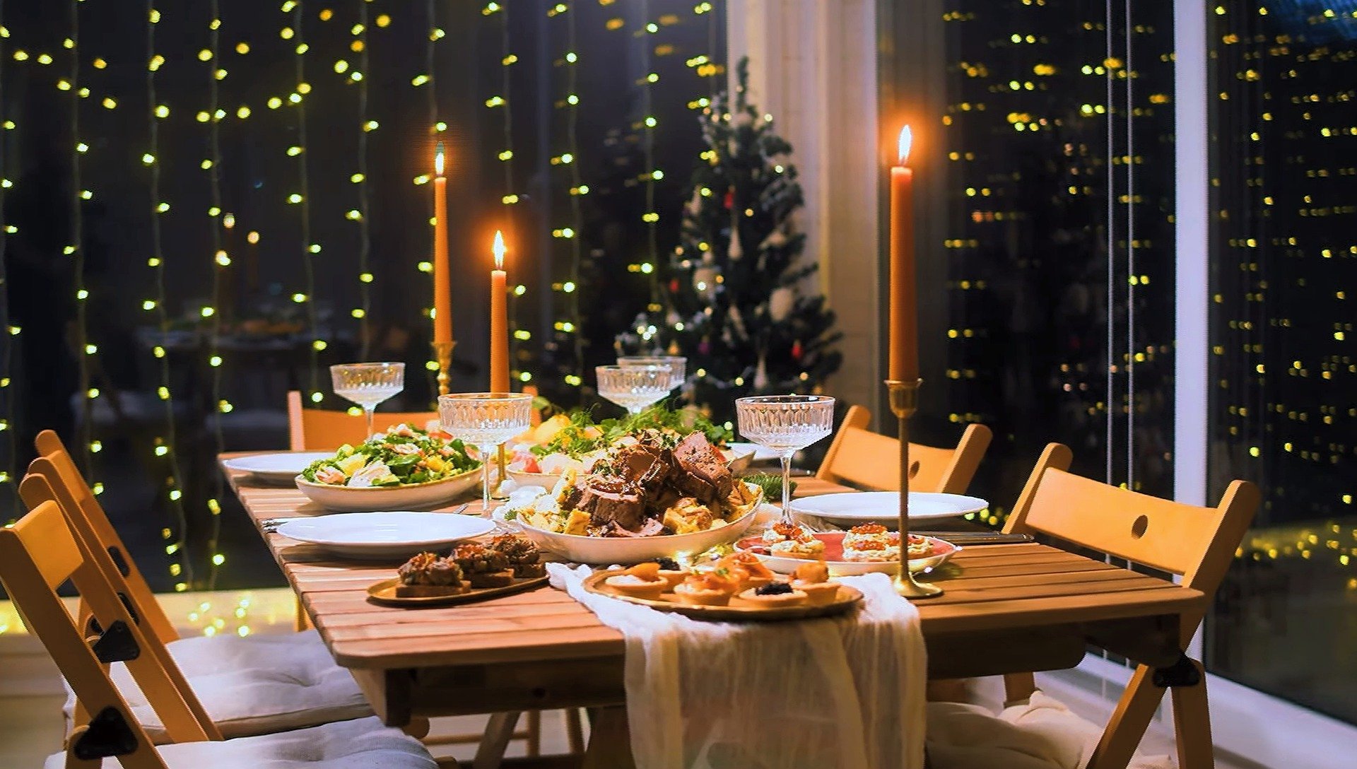 Mesa|Tabla preparada por Navidad / Foto: Pixabay Mesa|Tabla preparada por Navidad / Foto: Pixabay