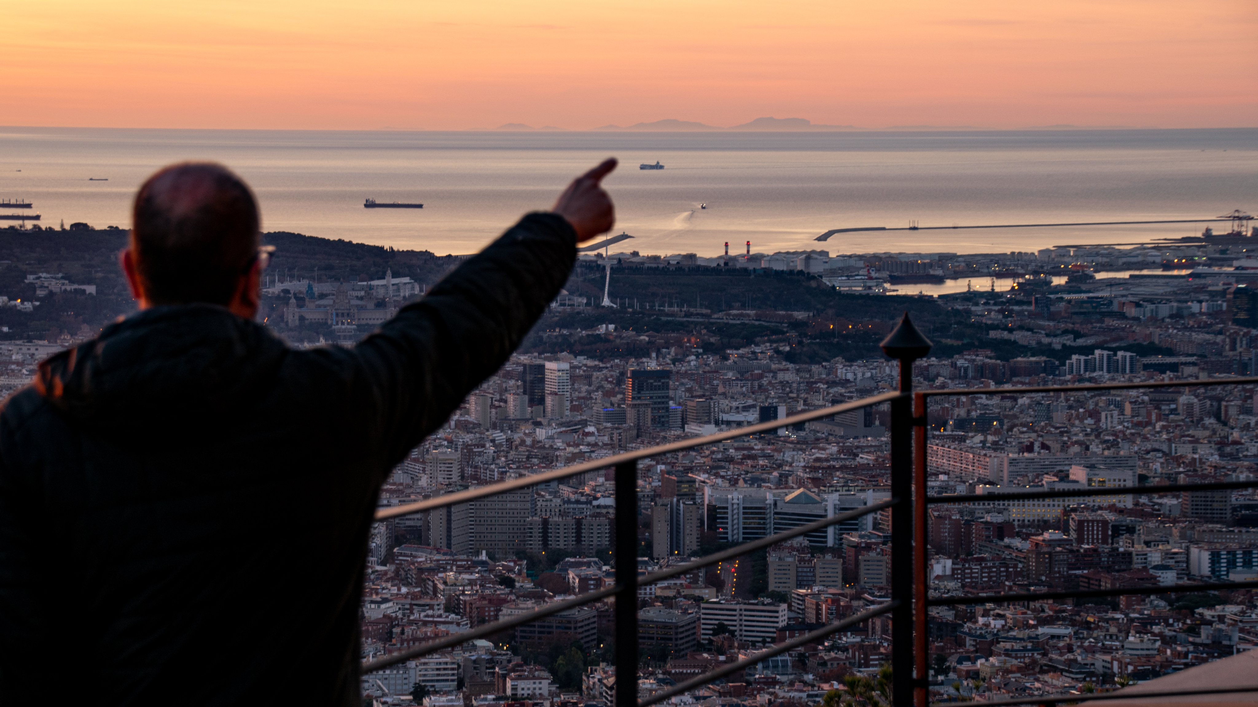 Estos días se ve Mallorca desde Barcelona / Foto @alfons pc