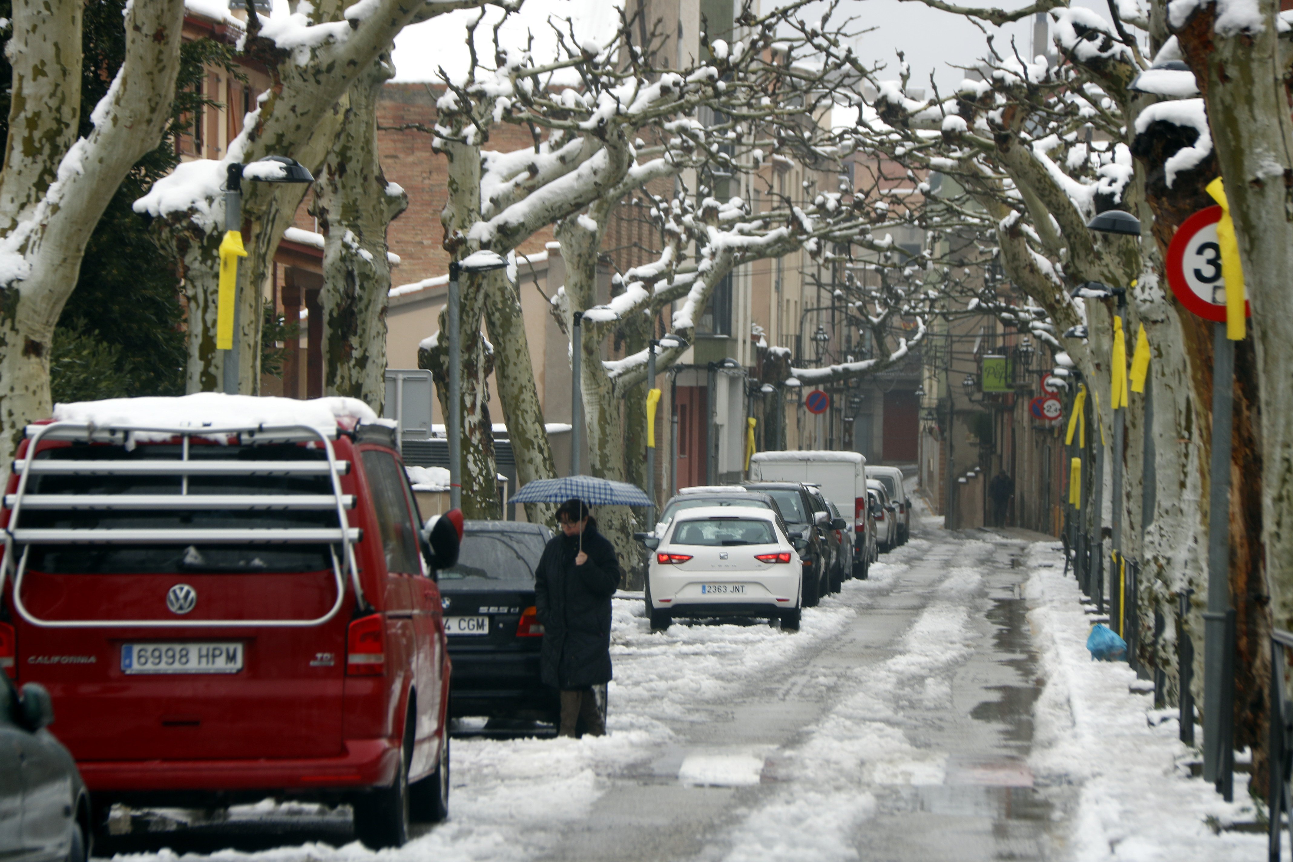 Activada la prealerta per nevades a cotes de 400 metres a la Catalunya Central i el Prelitoral