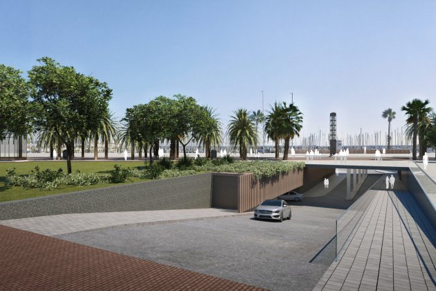 nou acces port olimpic barcelona ajbcn nou acces port olimpic barcelona ajbcn