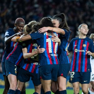 FC Barcelona femenino celebra victoria ante Rosengard / Foto: Europa Press