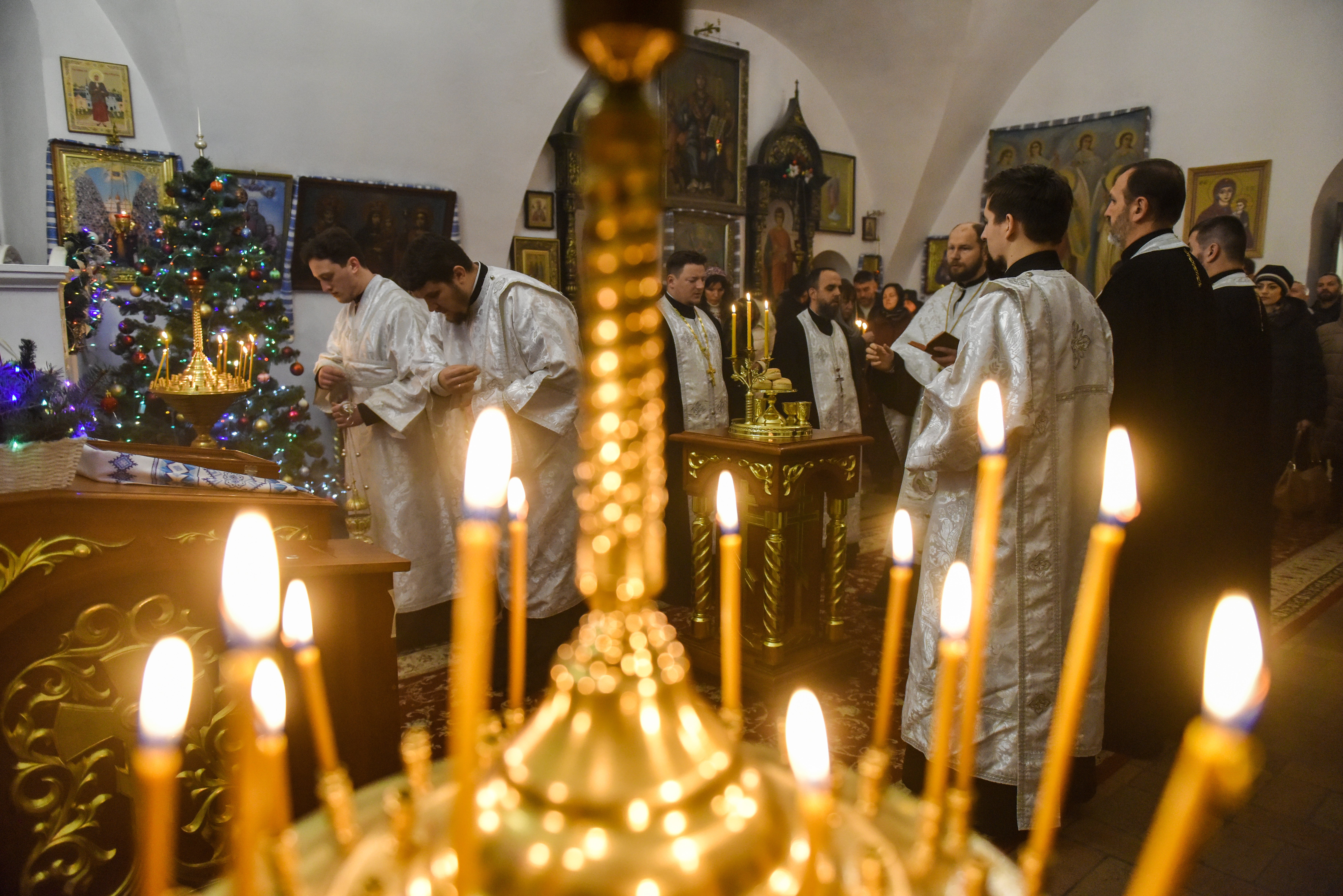 Ucraïna es desmarca de l'Església russa i celebra el Nadal