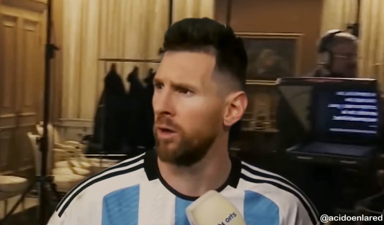 Messi discurso Navidad @acidoenlared