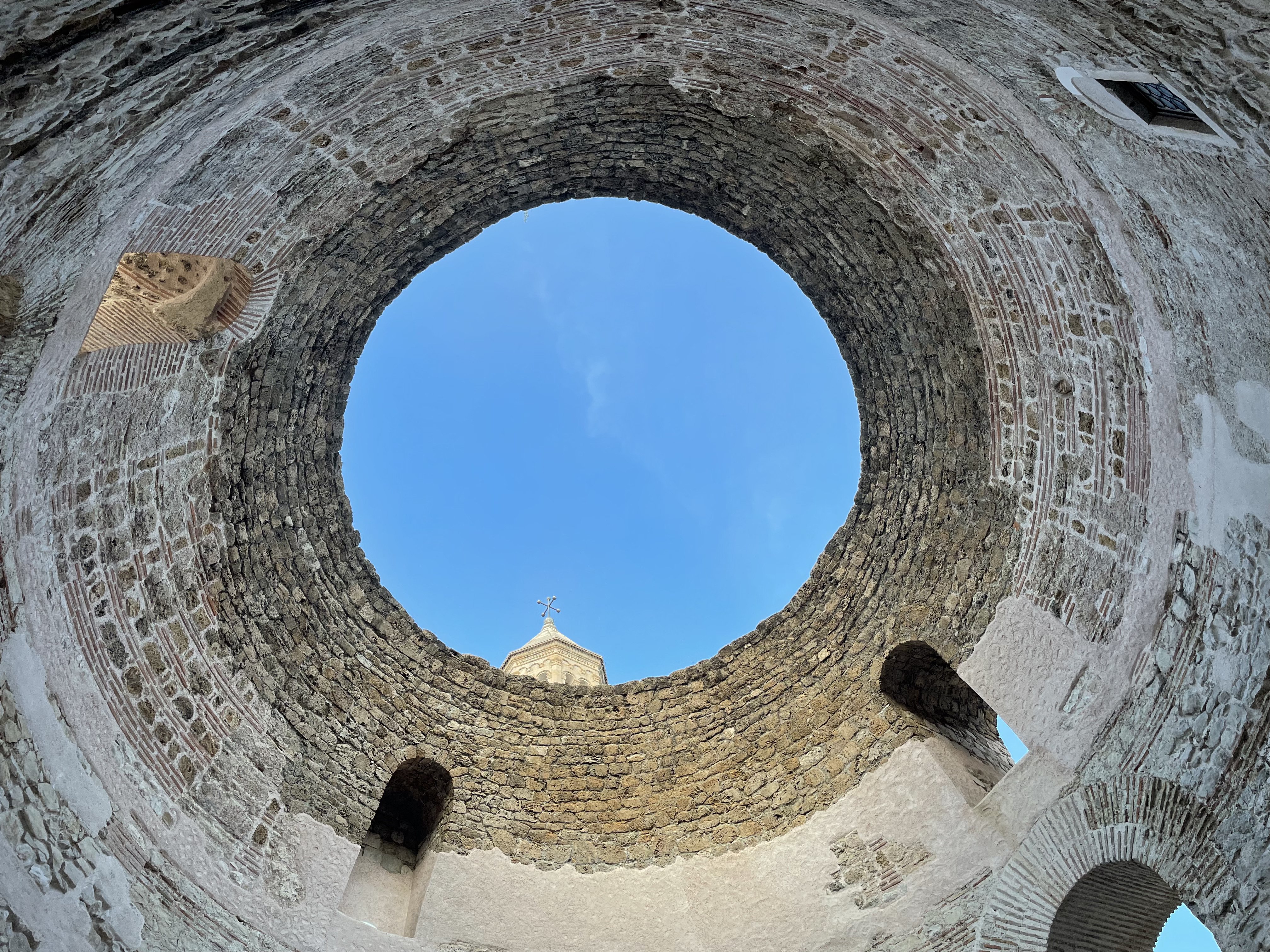 Vistes de la Catedral de Split des del Palau Dioclecià