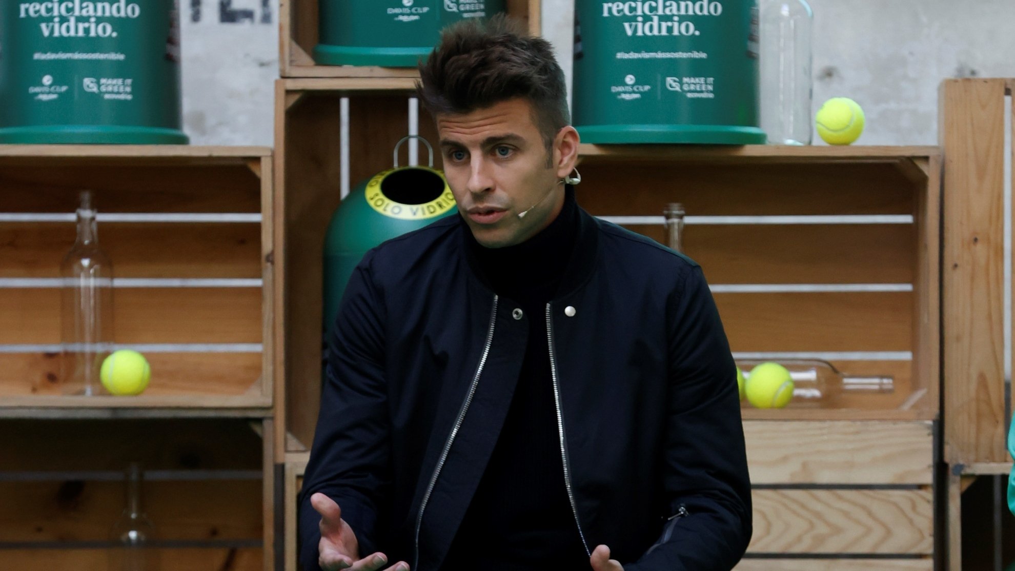 Piqué presenta la Copa Davis 2021 a Madrid :EFE Piqué presenta la Copa Davis 2021 a Madrid :EFE