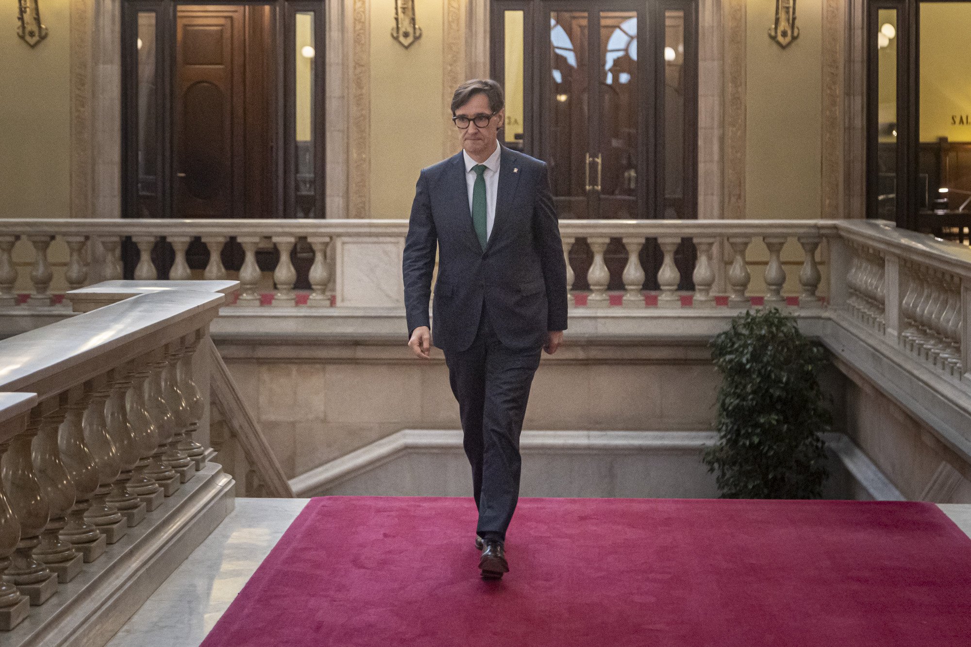 Salvador Illa reivindica una nova "etapa de diàleg" en el seu missatge de Cap d'Any