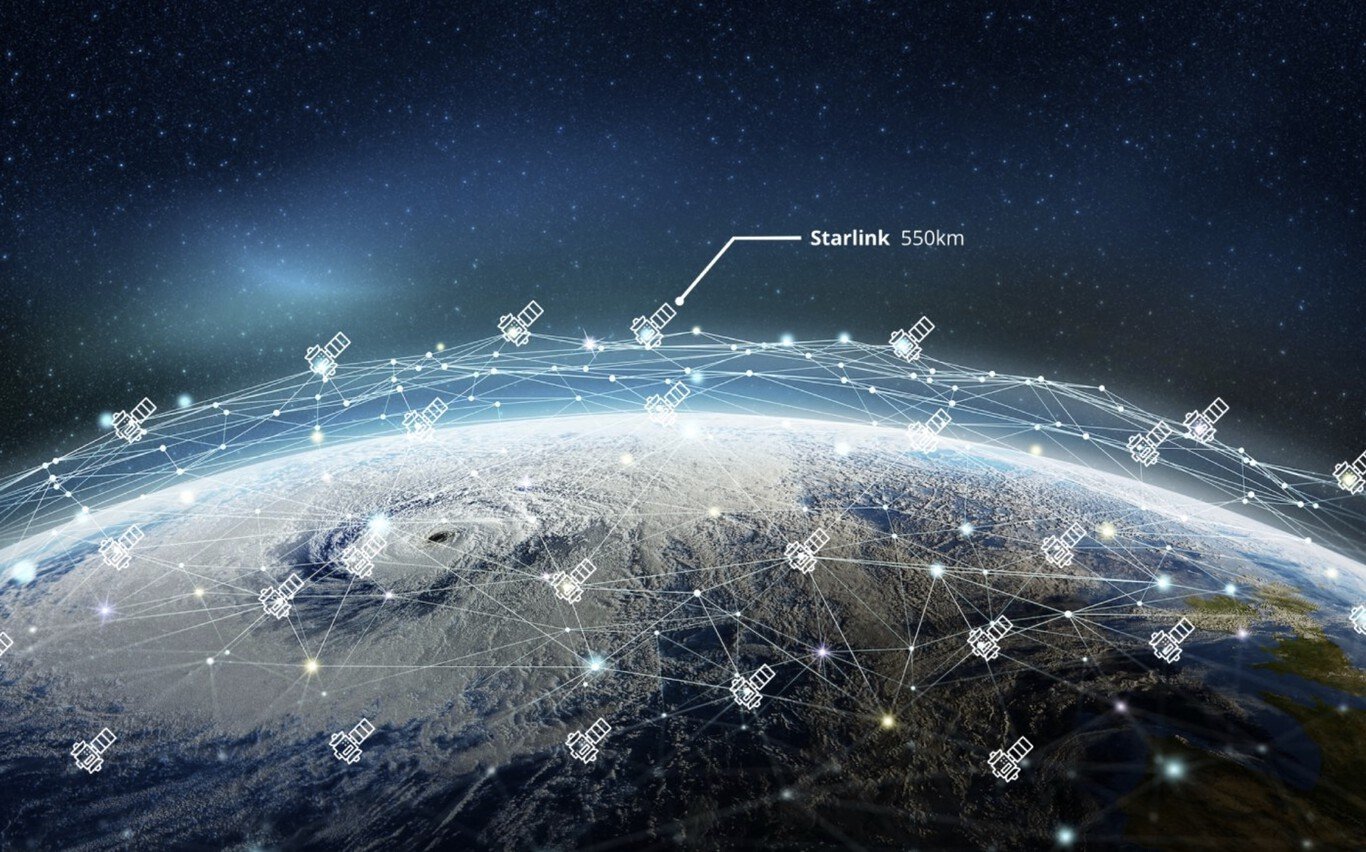 Móviles conectados vía satélite