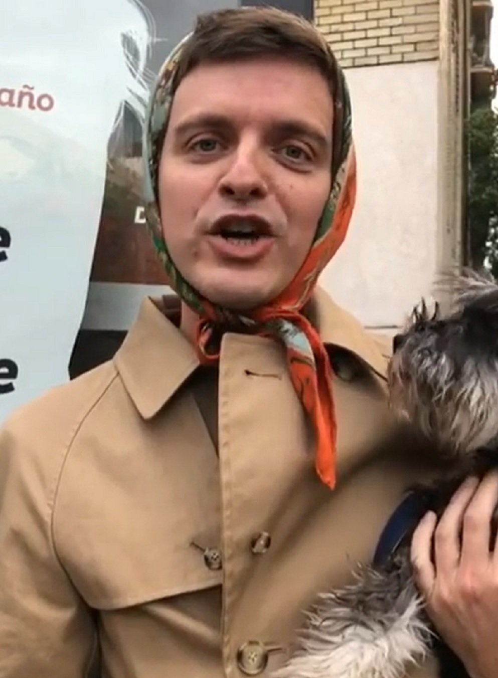 Marc Giró con un pañuelo en la cabeza IG Marc Giró con un pañuelo en la cabeza IG