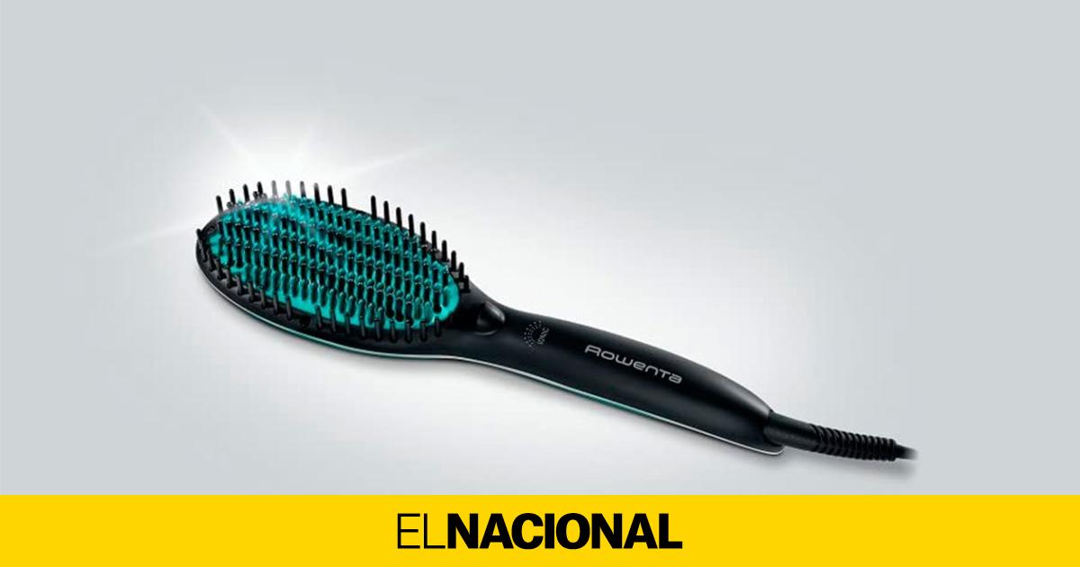 Cepillo alisador Rowenta CF5820F0, Iones