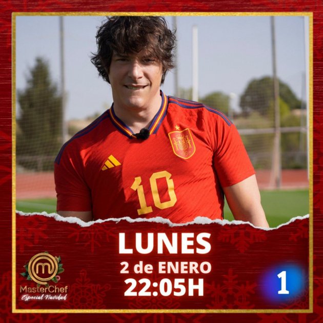 Jordi Cruz camiseta España especial Navidad TVE Twitter Jordi Cruz camiseta España especial Navidad TVE Twitter