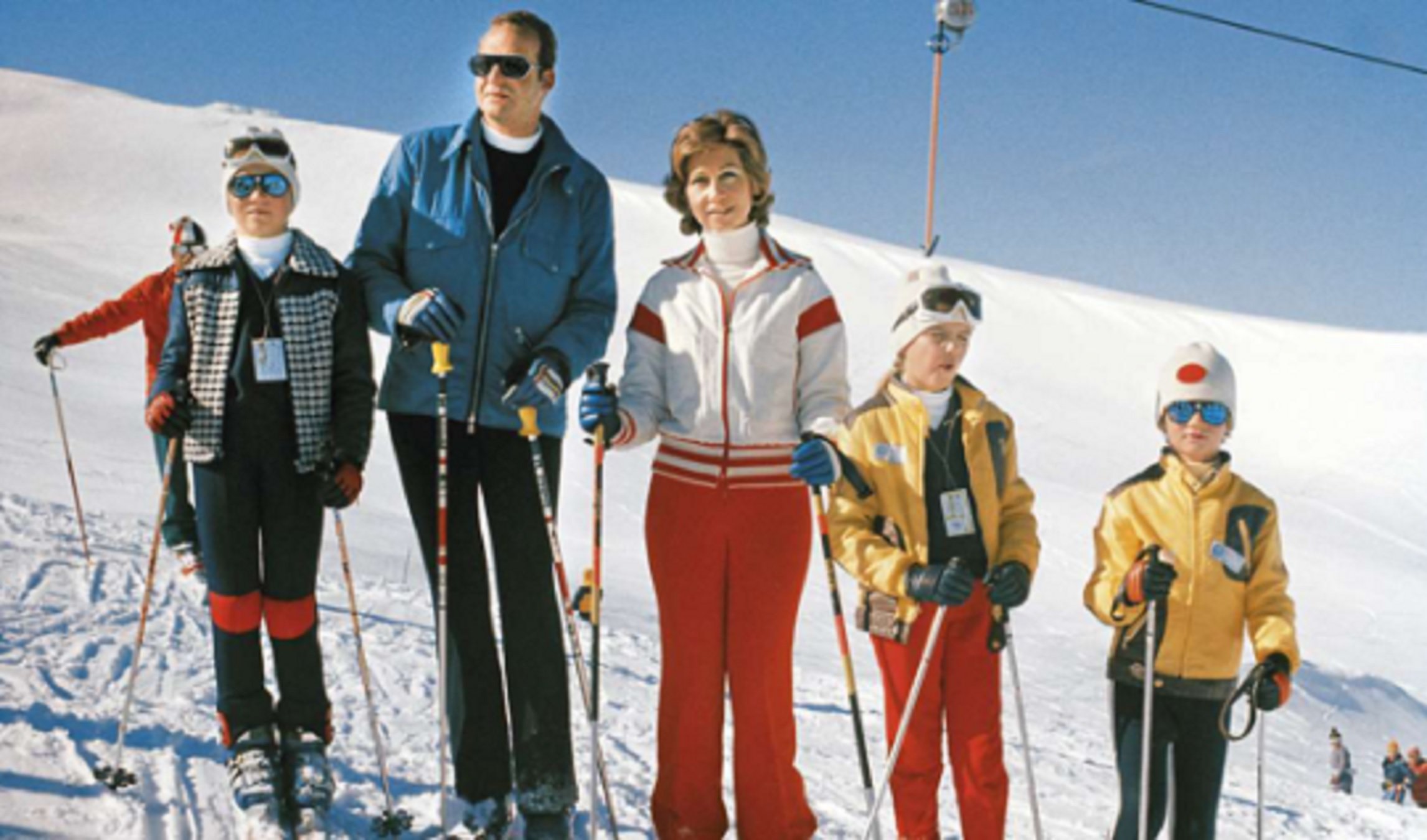 Familia Real esquiando en el siglo XX   Lecturas