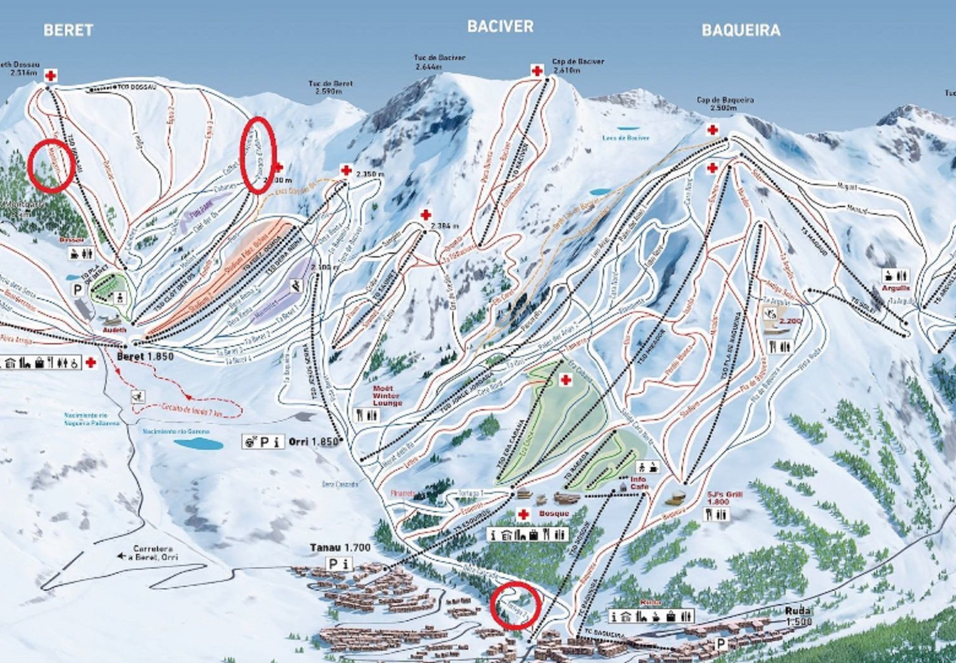 Pistes d'esquí Baqueira Beret nevasport Pistes d'esquí Baqueira Beret nevasport