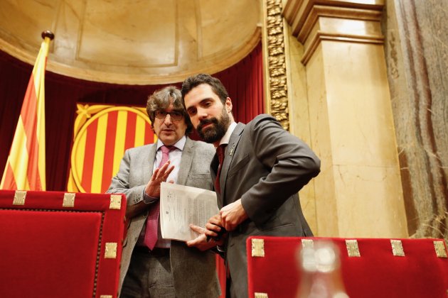 Roger Torrent ERC i David Pérez PSC / S Alcàzar Roger Torrent ERC i David Pérez PSC / S Alcàzar