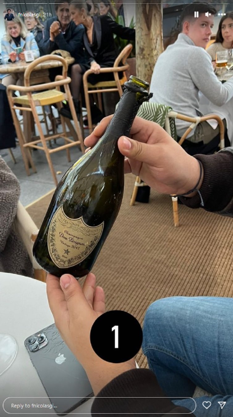 Dom Perignon, Fran Nicolás IG stories Dom Perignon, Fran Nicolás IG stories