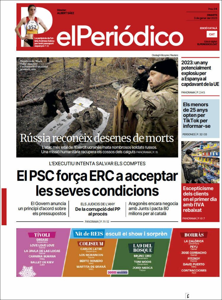 Portada El Periódico Portada El Periódico