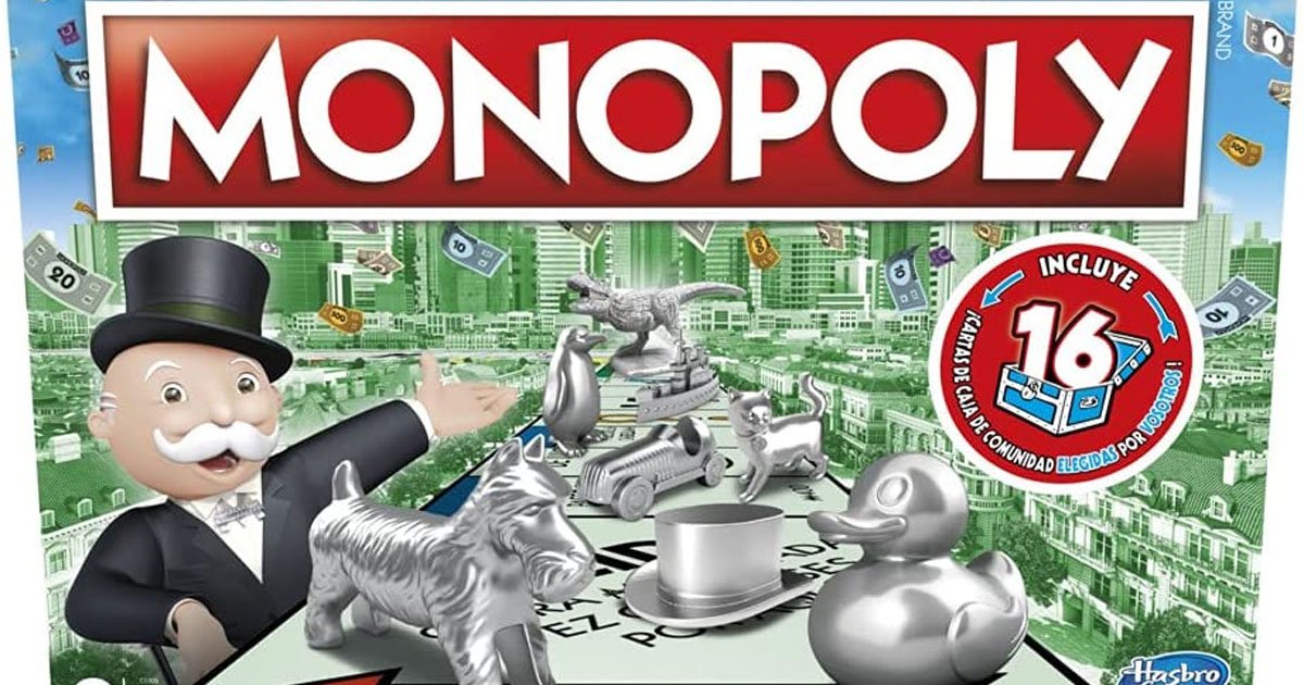 Monopoly, el joc de taula clàssic, està en oferta a Amazon per a Reis