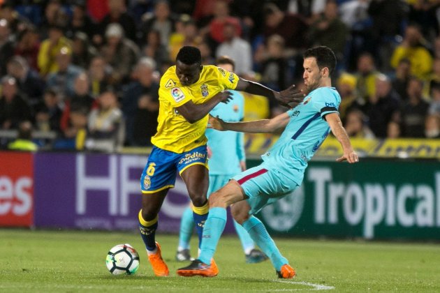 Sergio Busquets Barça las Palmas EFE Sergio Busquets Barça las Palmas EFE