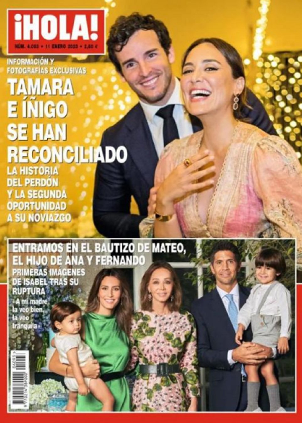 Tamara Falcó i Onieva reconciliació HOLA! Tamara Falcó i Onieva reconciliació HOLA!