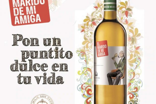 Vino blanco El Marido de mi Amiga de Vallobera Rioja