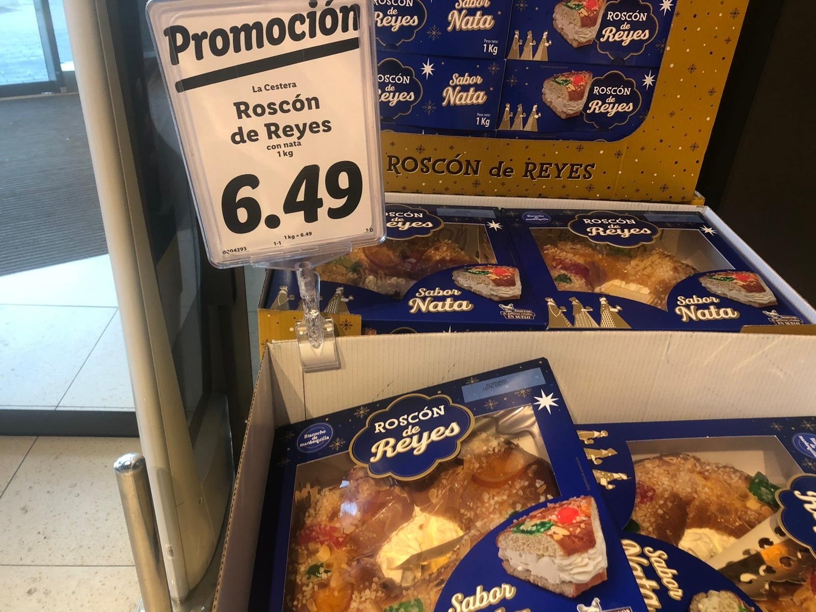 El gobierno balear sanciona tres supermercados por vender roscones de Reyes con nata falsa