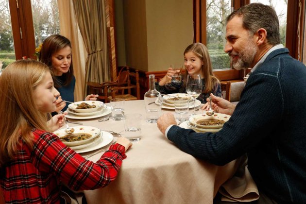 Felipe VI cena familiar 