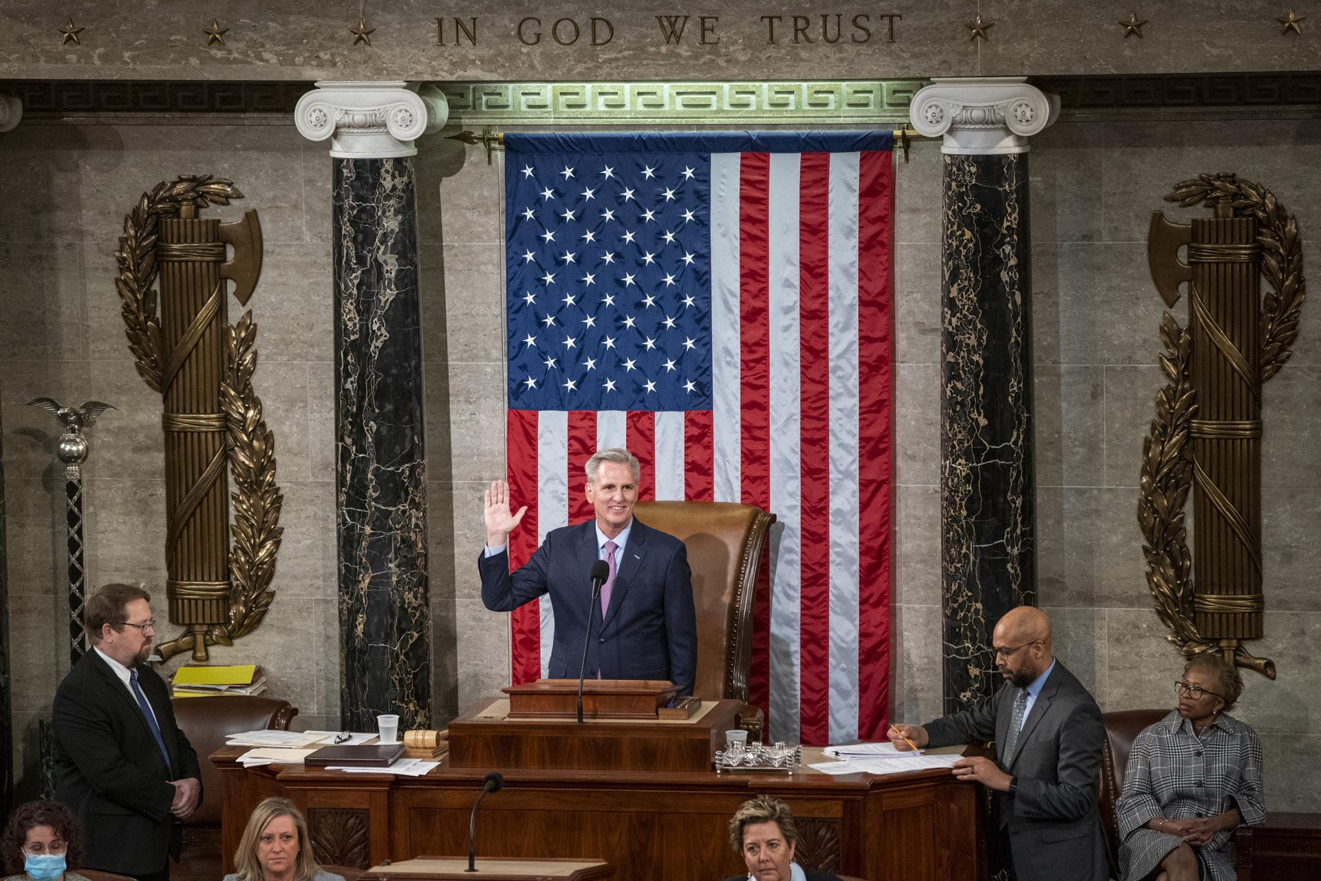 Kevin McCarthy es elegido presidente del Congreso de los EE.UU. después de 15 votaciones