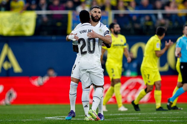 Benzema gol Villareal Reial Madrid / Foto: EFE - Biel Alino