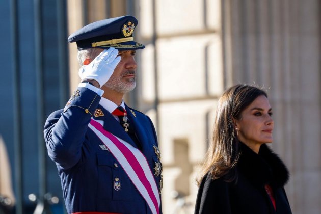 Letizia y Felipe en la pascua militar efe