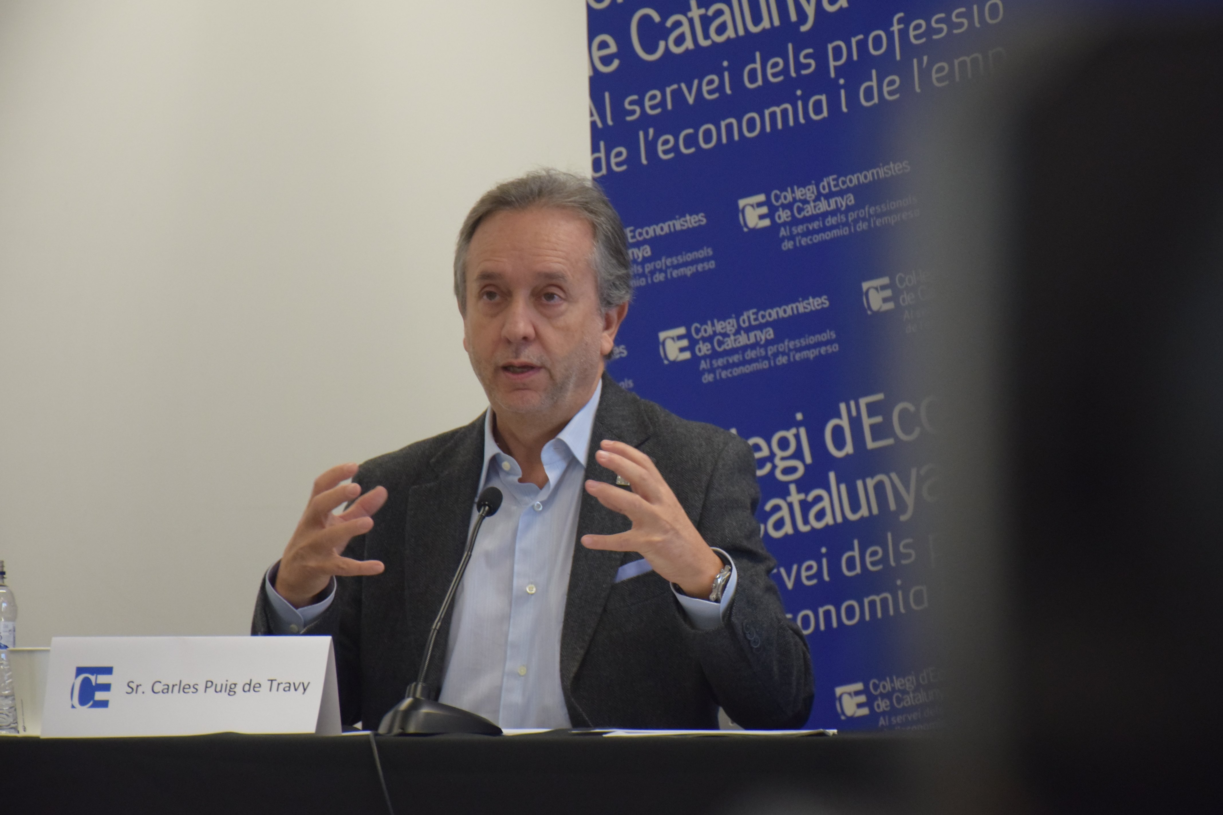 carles puig de travy degà colegi economistes catalunya by Miquel Vera ACN