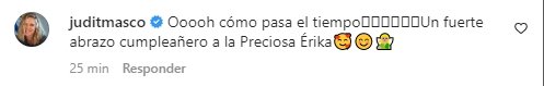 Judit Mascó a Martina Klein hija Instagram Judit Mascó a Martina Klein hija Instagram