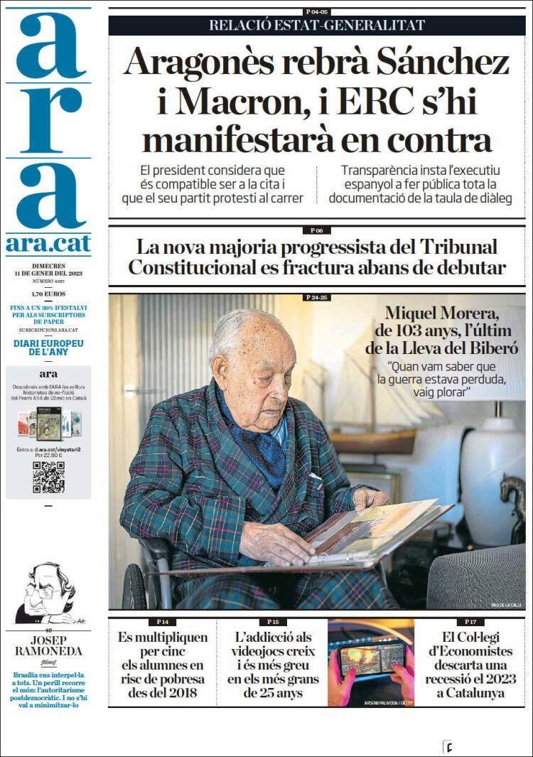 ahora. portada 11 1 23 ahora. portada 11 1 23