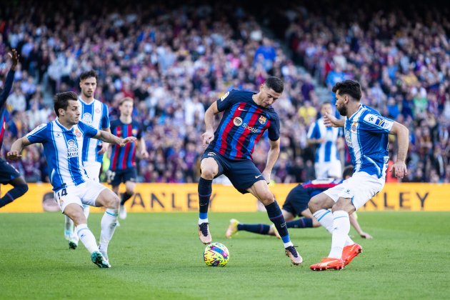 Robert Lewandowski Barça Espanyol / Foto: Europa Press