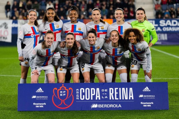 Barca femenino Osasuna alineacion Copa Reina