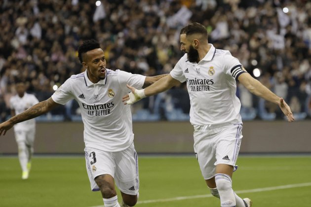 Eder Militao Karim Benzema Real Madrid gol / Foto: EFE