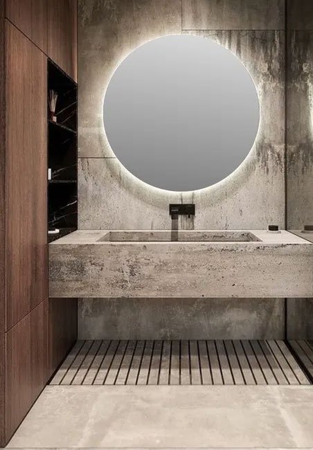 Espejo de baño con luz LED Teide1