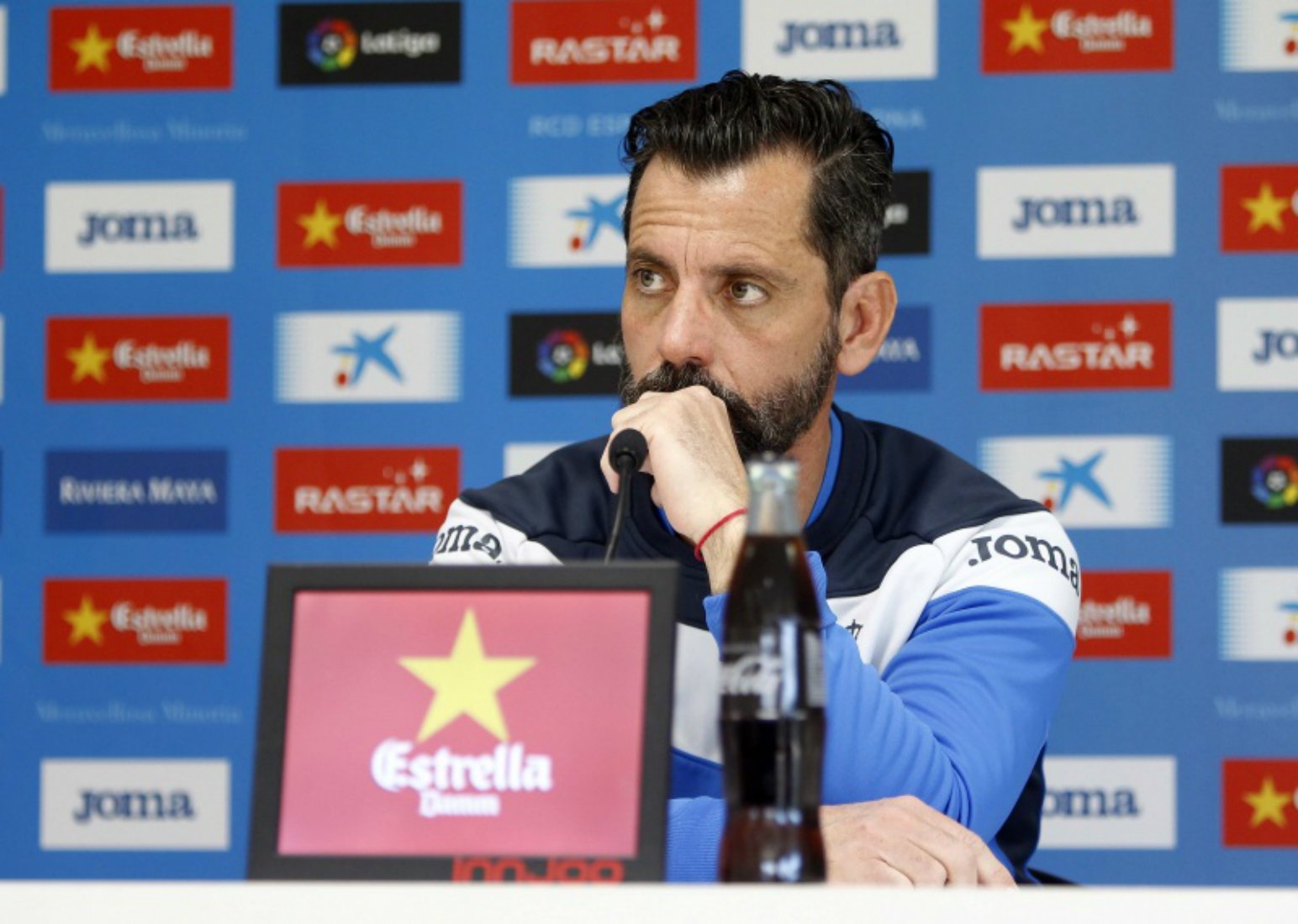 Quique: "No tenim gelosia del Betis" Quique: "No tenim gelosia del Betis"