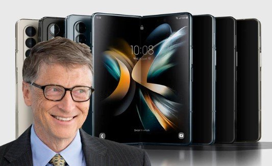 Bill Gates confía en los móviles plegables Samsung