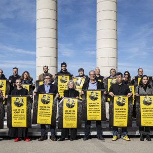 A call for unity in the Catalan independence movement as 30 groups join summit protest