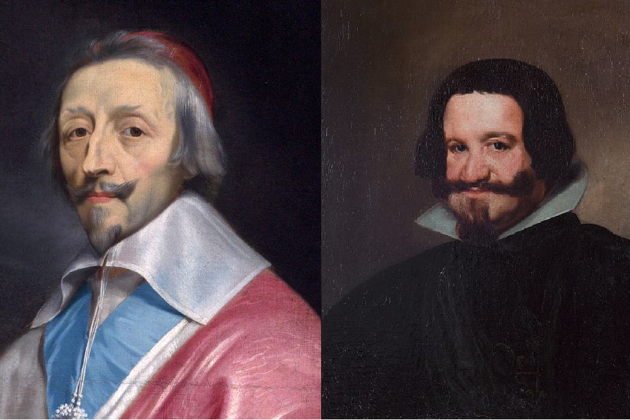 Richelieu y Olivares. Fuente National Portarit gallery, Londes y Museo Hermitage, Sant Petesburg
