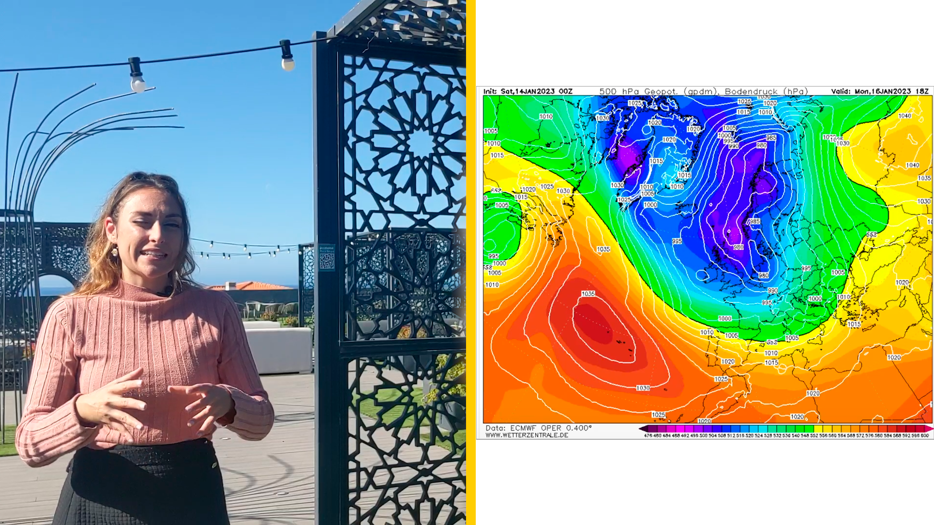 ¡Lluvia y un importante vendaval antes de la drástica bajada de temperatura!