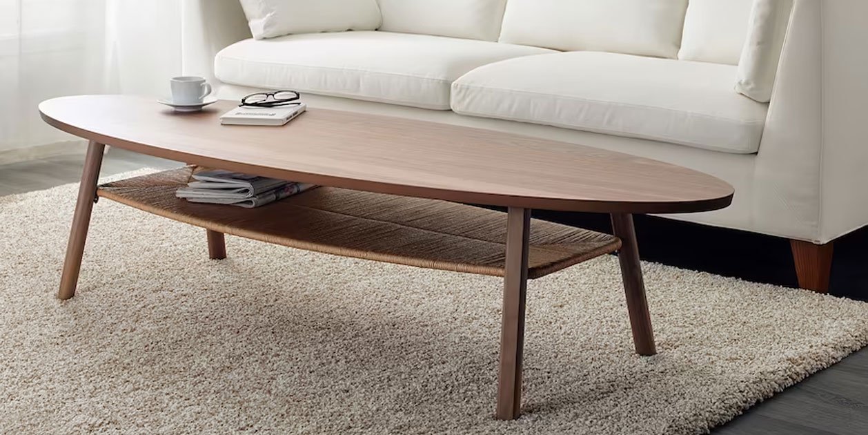Ikea tiene una nueva mesa de centro que recuerda a una tabla de surf