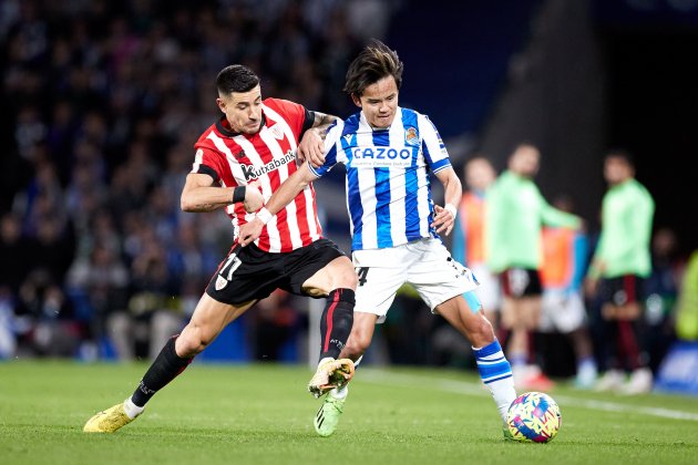 Take Kubo Yuri Berchiche Athletic Real Sociedad / Foto: Europa Press