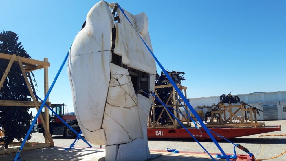 El desafío de trasladar obras de arte