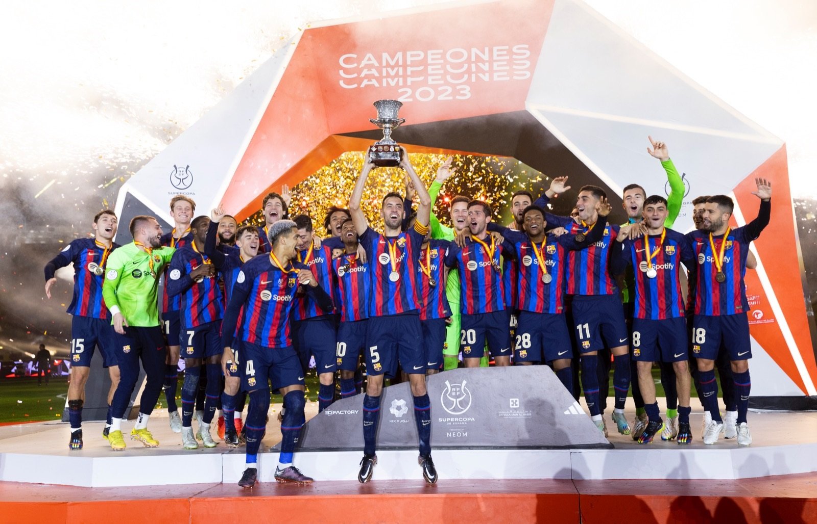 Un Barça sublim s'exhibeix contra el Reial Madrid i guanya la Supercopa d'Espanya (1-3)