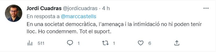 TUIT jordi cuadras igualada marco castillos pintada TUIT jordi cuadras igualada marco castillos pintada