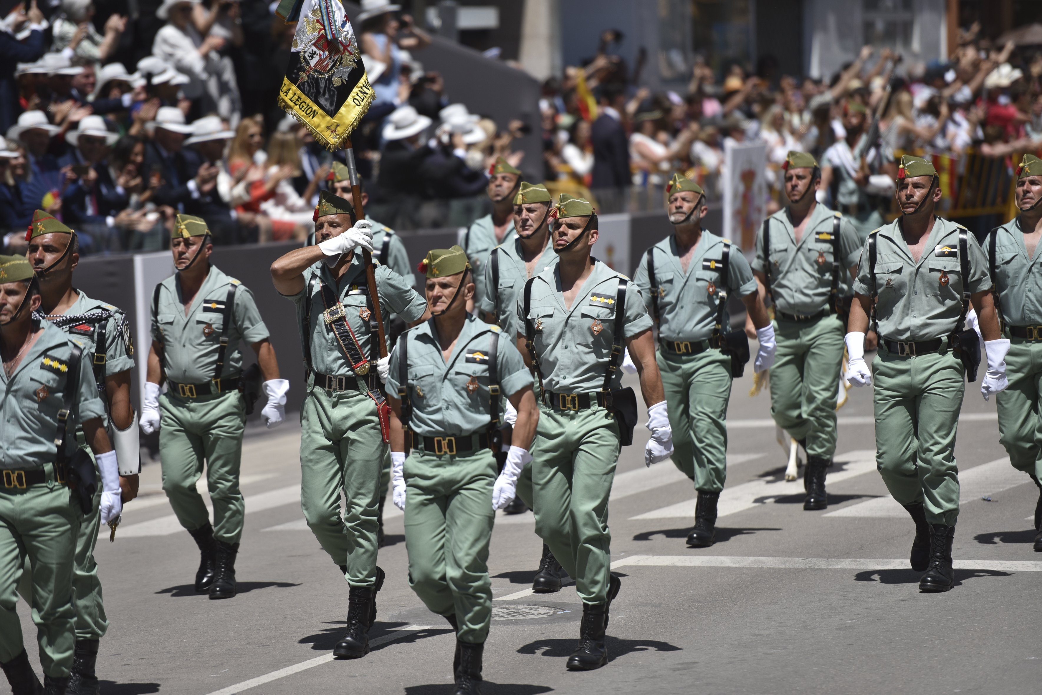 La bandera de la Legión se despide de Franco: renombrada 48 años después de la muerte del dictador