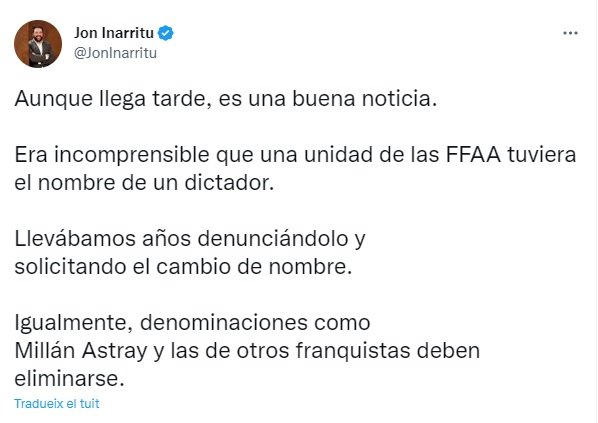 TUIT IÑARRITU LEGIÓN TUIT IÑARRITU LEGIÓN