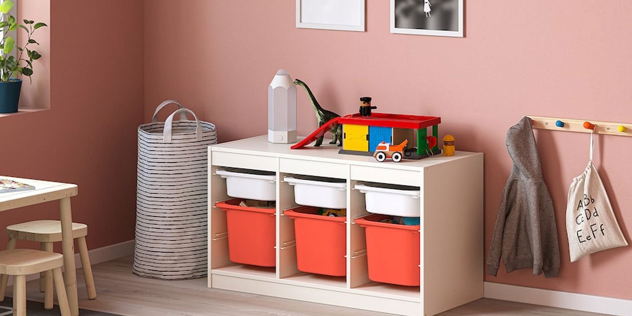 Sostener mínimo Residuos Queremos hablar del mueble de Ikea que acaba con el desorden de juguetes en  la habitación de tus...