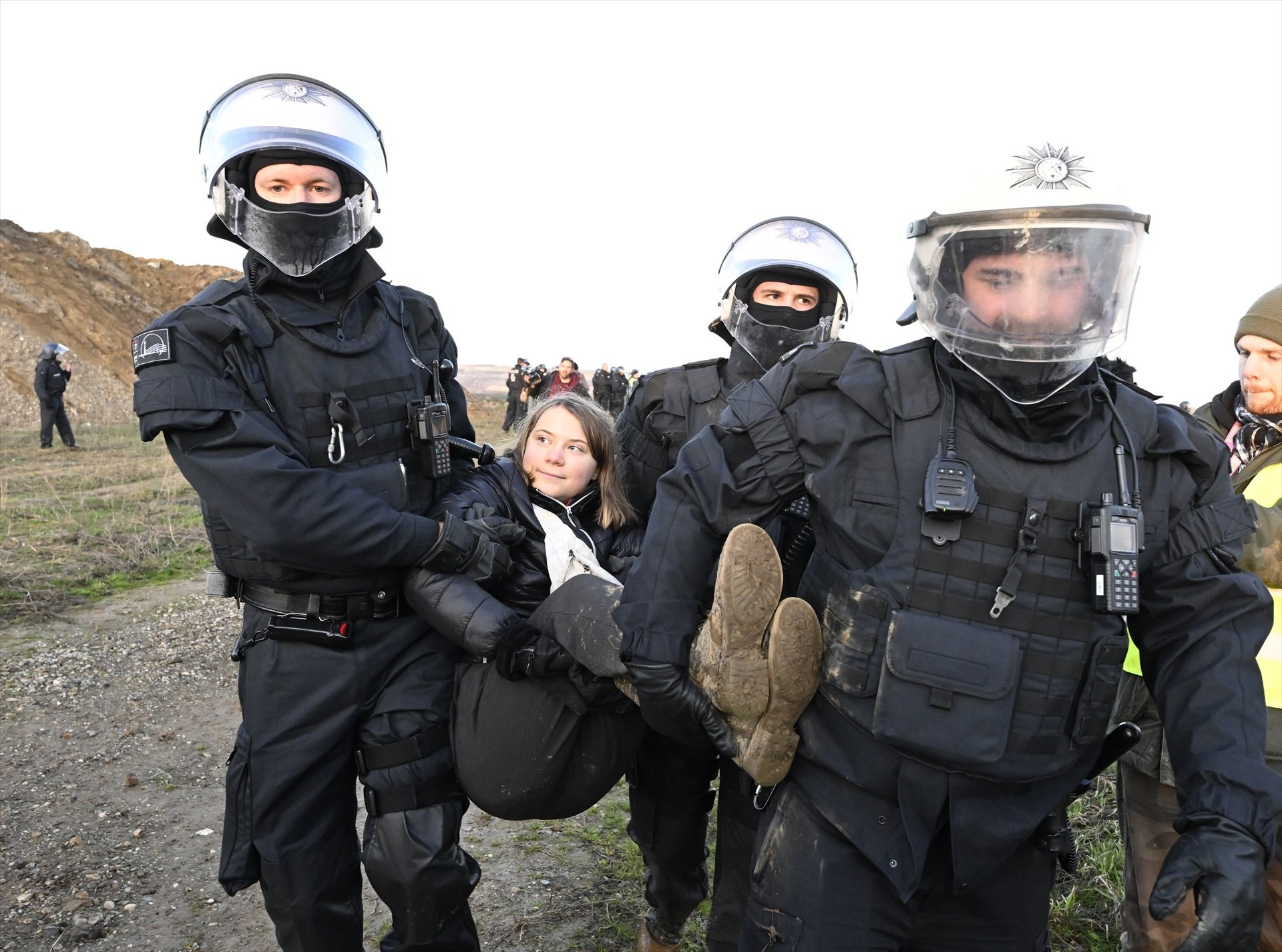 Greta Thunberg, detenida en una protesta en Alemania
